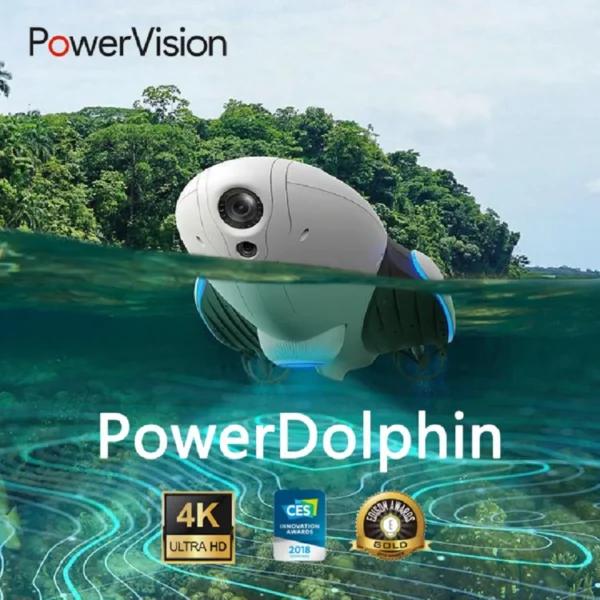 Drone Dolphin Water Surface with 4K UHD Camera, Remote Controller & Mobile Fish Finding Capability