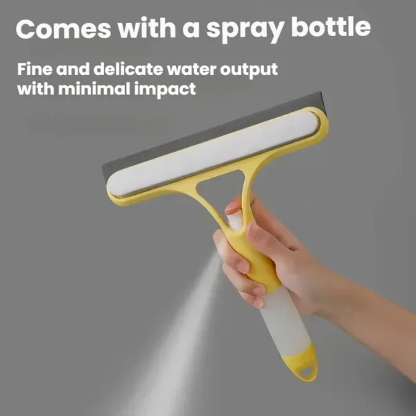 Glass wonder, household bathroom water spray tool, wiper, double-sided