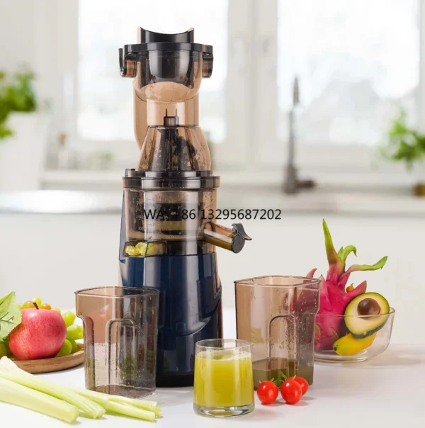 New Model Multi-Functional Slow Juicer for Home and Business Featuring Self-Cleaning Function & Smoothie Capability for RV Use